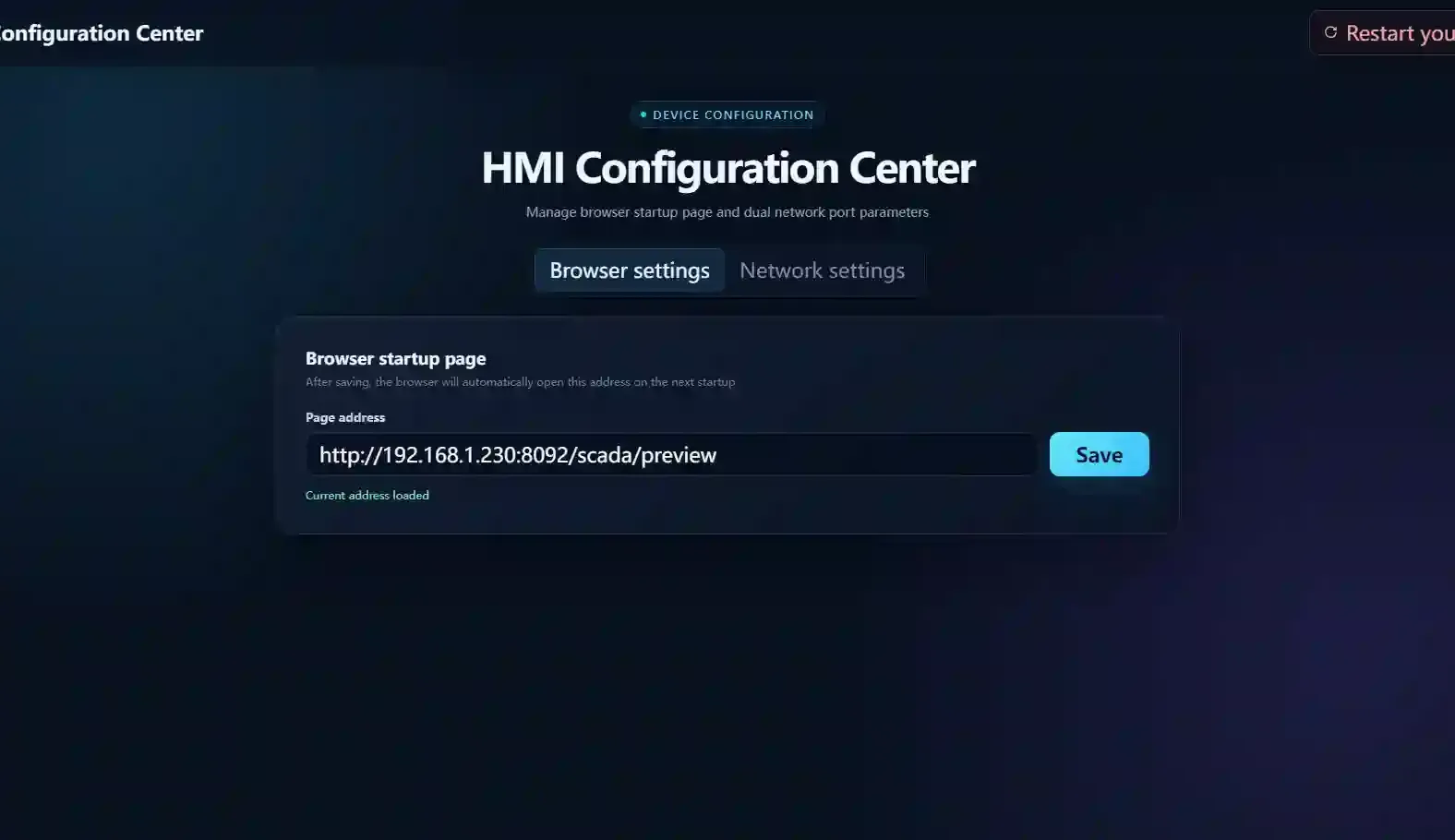 LM Gateway WebPanel architecture