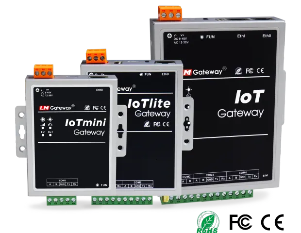 LMGateway industrial IoT gateway product family